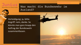 Dazu passender Content Kanal Junius - Geschichte mit dem Inhalt Dieser Kanal sendet wissenswertes und spannendes über Aktuelles und über die Geschichte unserer Erde, Vorfahren und Kultur. Und um die Neugier weiter zu wecken, werden dazu noch Bedeutungen von verschiedenen Dingen einfach und kindgerecht erklärt. Ca. 80 Artikel monatlich.