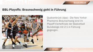 Dazu passender Content Kanal SportsLine - Basketball mit dem Inhalt Die dpa liefert Ihnen hier über die SportsLine ausschließlich Informationen zum Thema Basketball. Verpassen Sie keine Spielberichterstattungen und Ergebnisse mehr. Ca. 30 Artikel monatlich.