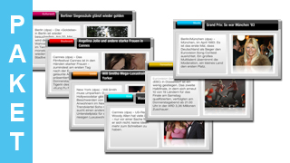 DOOH content - Beispiel für StarLine - Gesamtpaket für Digital Signage Bildschirme im 16:9 Hochformat 